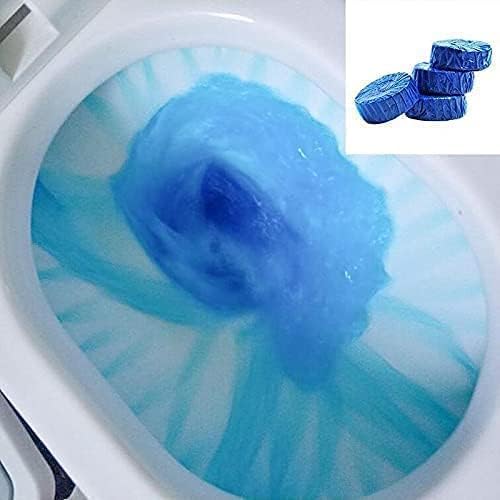 **Automatic Toilet Bowl Cleaner Tablets - 10 Pack | Blue Toilet Tank Cleaner with Strong Detergent & Long-Lasting 300 Brushes | Mild Fresh Pine Scent for Bathroom & Home Cleaning**    *(Perfect for Daily Toilet Maintenance, Hotels, Restrooms & Household Use)*