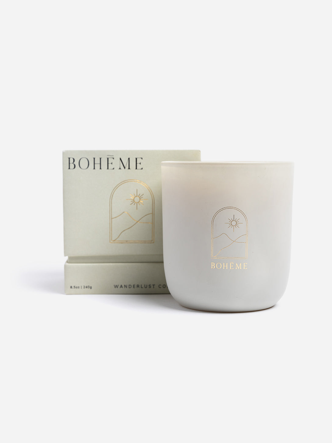 Boheme Wanderlust Scented Candle - Natural Soy Wax Aromatherapy Candle for Home, Yoga & Meditation - Perfect Gift for Relaxation & Stress Relief