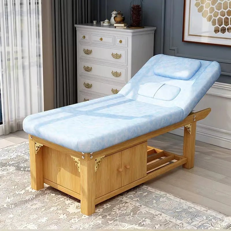 Professional Spa Thermal Facial Table with Adjustable Height - Hydraulic Massage Bed for Facial Treatments, Massage Therapy & Salon Use - Perfect for Spas, Clinics & Home Relaxation
