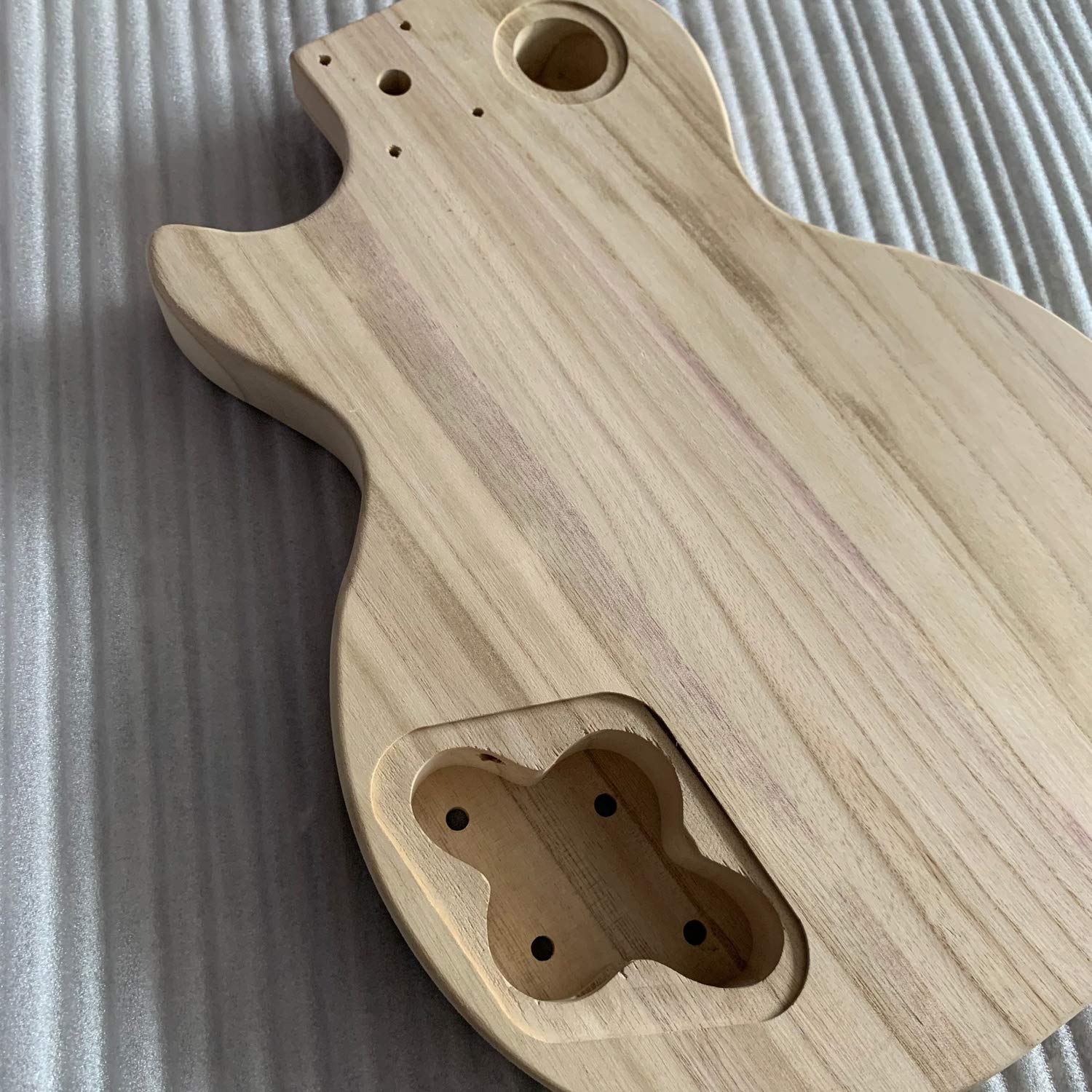 Unfinished Maple Wood Electric Bass Guitar Body Blank - DIY PB Style Bass Guitar Parts for Musicians & Luthiers | Perfect for Custom Builds, Repairs & Upgrades