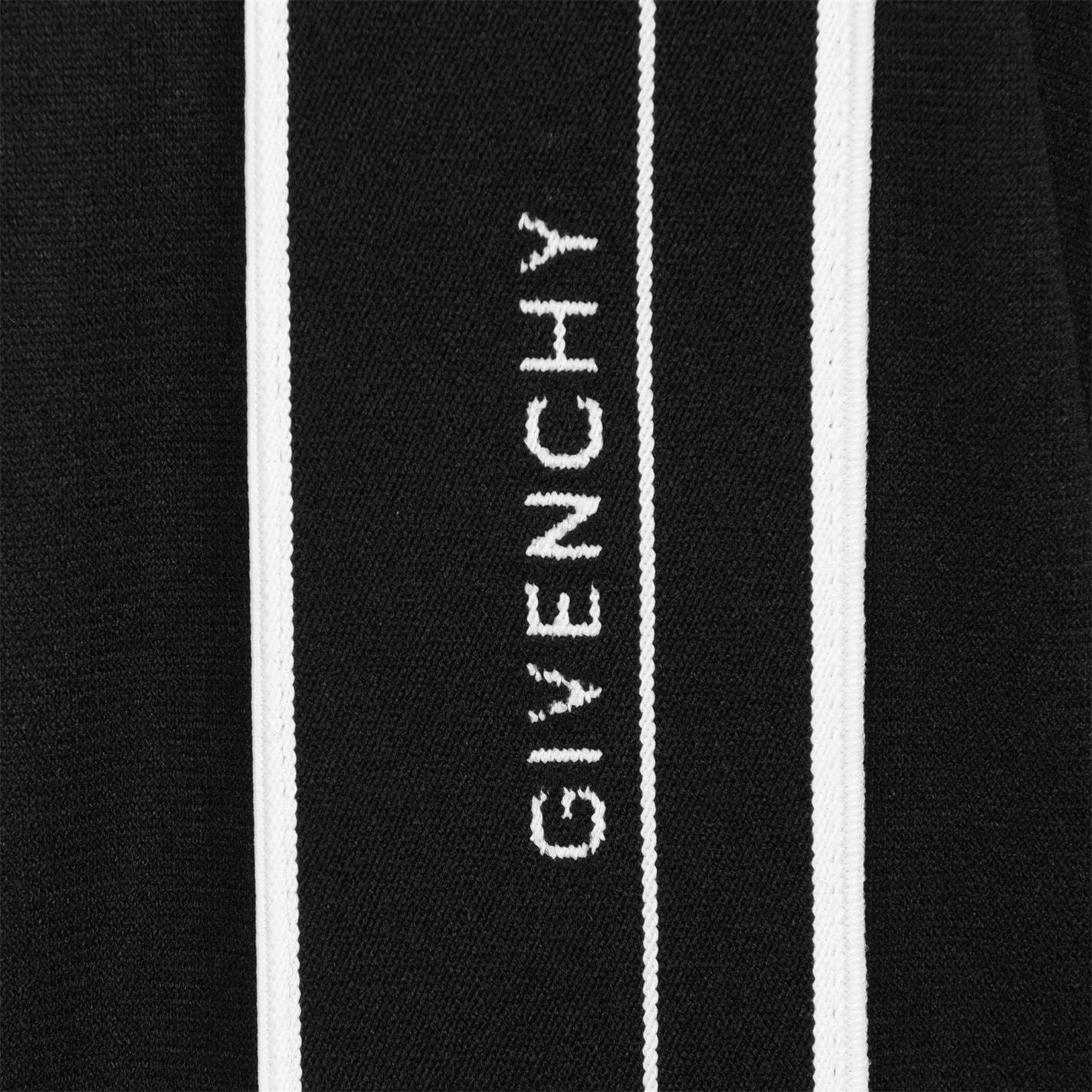 Givenchy Black Tape Logo Tracksuit Top for Men - Luxury Designer Hoodie for Streetwear & Casual Outfits | Perfect for Gym, Lounge & Everyday Wear