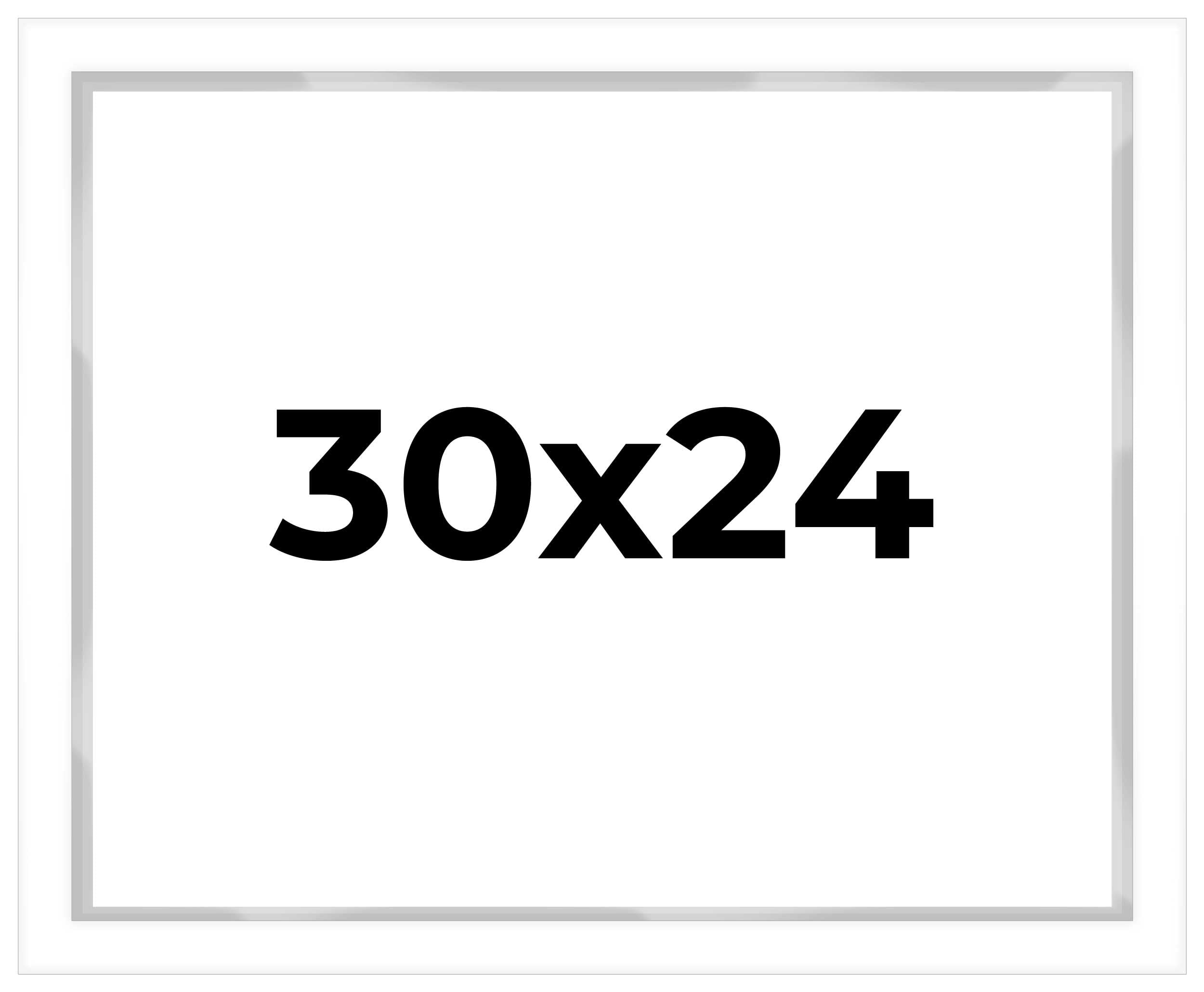 30x24 White Shadow Box Display Frame - 1 Inch Deep, 1.5 Inch Wide Moulding with Shatter-Resistant Acrylic & Acid-Free Backing - Perfect for Memorabilia, Artwork, and 3D Keepsake Display