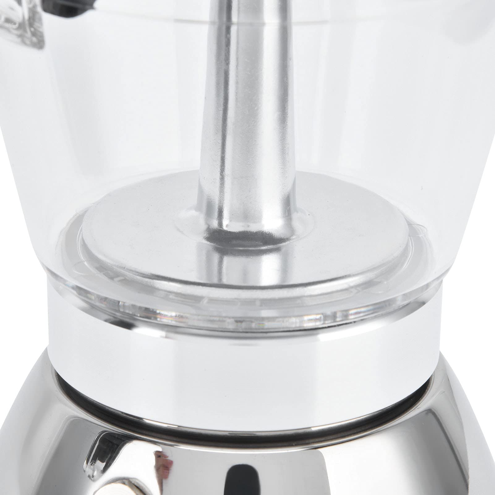 4-Cup Stainless Steel Stovetop Coffee Maker for Home & Office Brewing