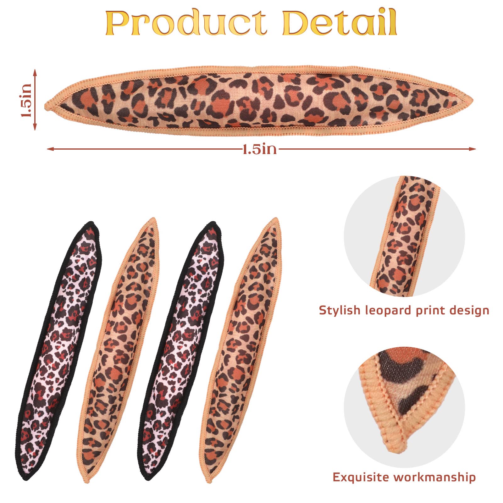 40 Pieces Soft Foam Hair Rollers Set for DIY Tousle Styling - Sleep-Friendly Sponge Curlers for Overnight Waves (Black, Brown, Dot) | Perfect for Home Salon, Party Hairstyles & Everyday Volume