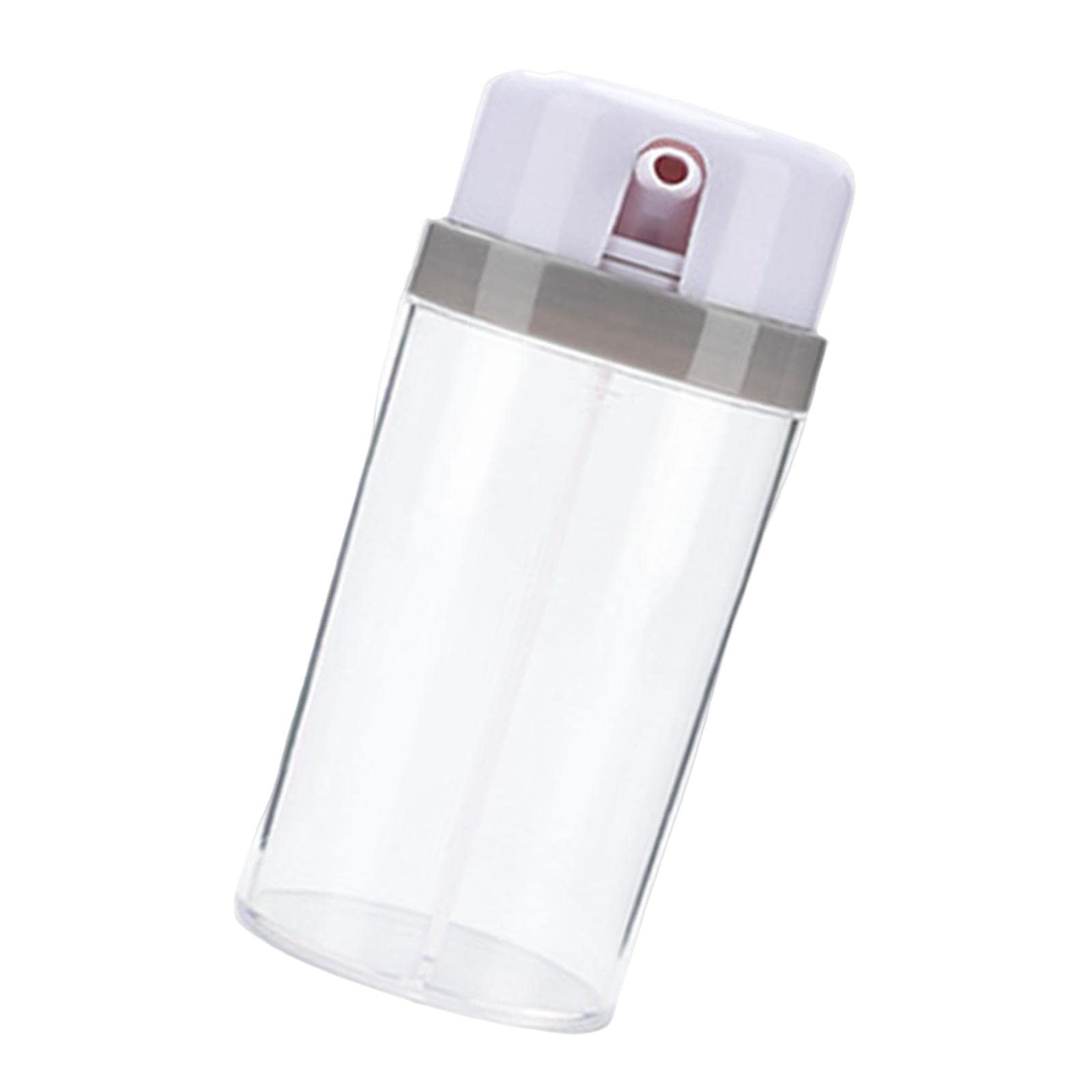 Bothyi Seasoning Bottle - Portable 2-Compartment Oil & Vinegar Dispenser - Kitchen Storage Container for Cooking, Salad Dressing & Baking (White)