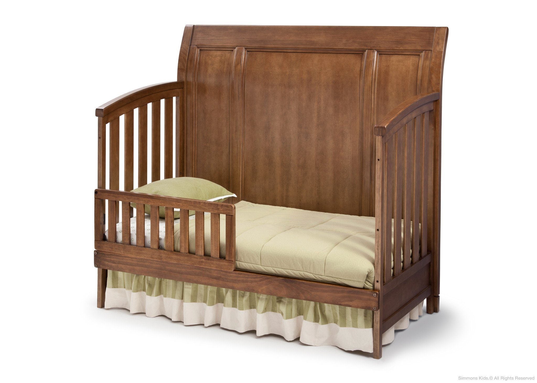 Kingsley Convertible Crib and Changer - 3-in-1 Baby Nursery Furniture Set for Newborns to Toddlers | Perfect for Small Spaces and Modern Nurseries
