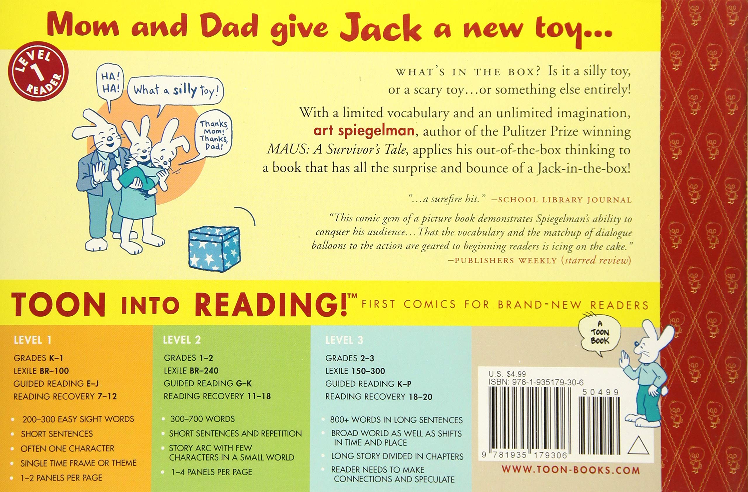 Jack and the Box: Level 1 Toon Books for Early Readers - Perfect for Kids' Bedtime Stories & Classroom Learning