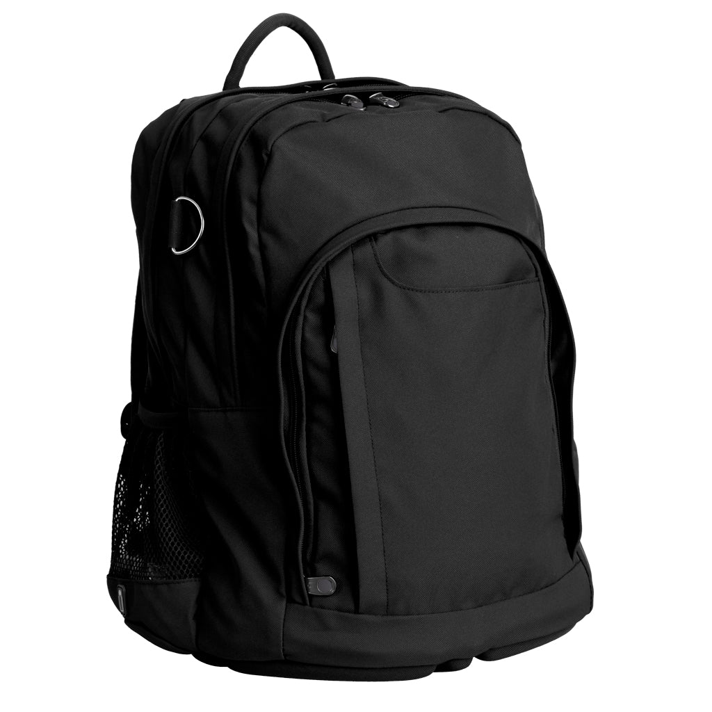 Berkeley Vale Campus Osteo Tuff Pack SENIOR 37L Backpack - Durable Black School Bag for College Students - Perfect for Campus Life, Hiking & Travel