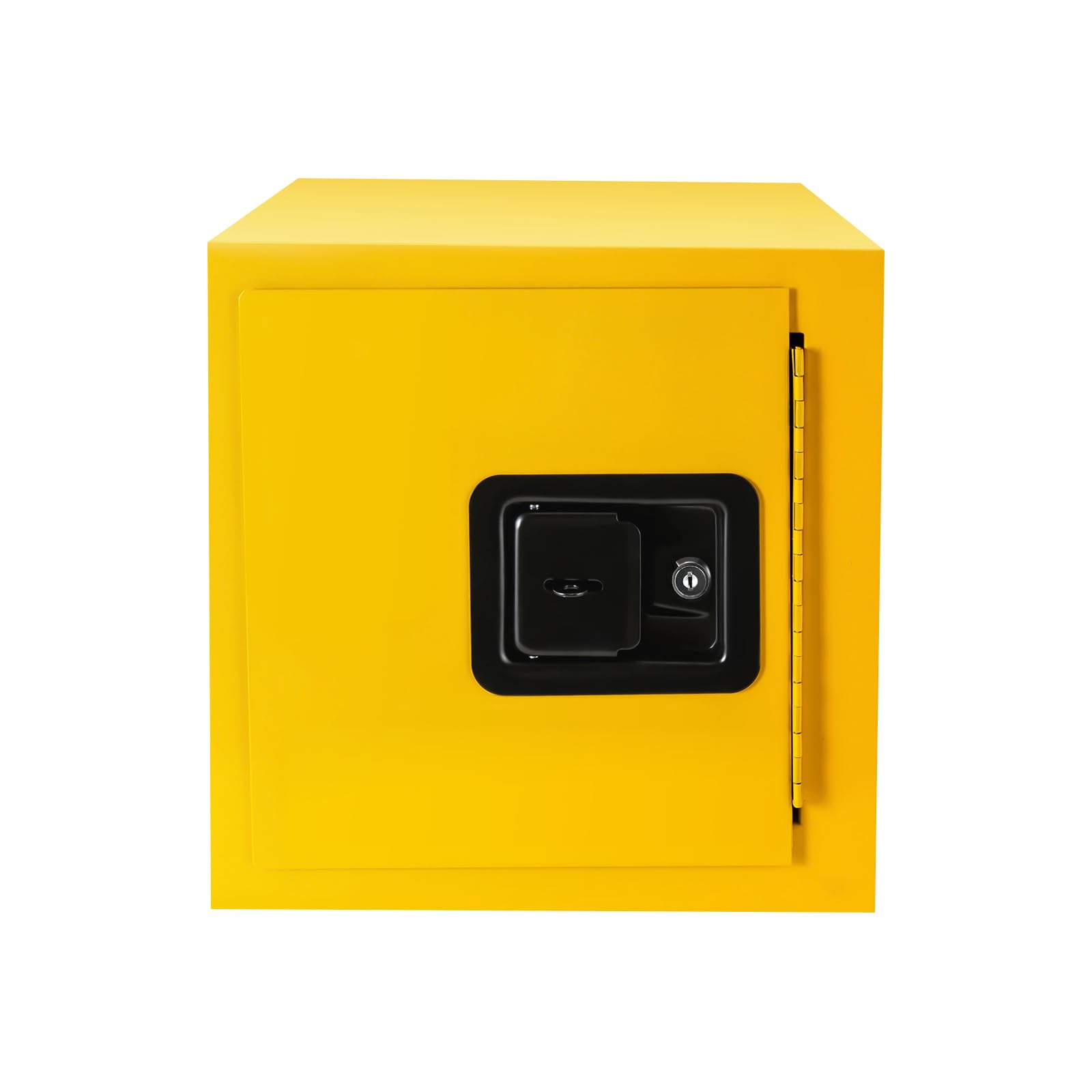2 Gallon Flammable Safety Storage Cabinet 13x13x13 Inches with Adjustable Shelf - OSHA Compliant for Chemicals, Solvents & Paint - Ideal for Commercial, Industrial & Home Use in Workshops, Garages & Laboratories