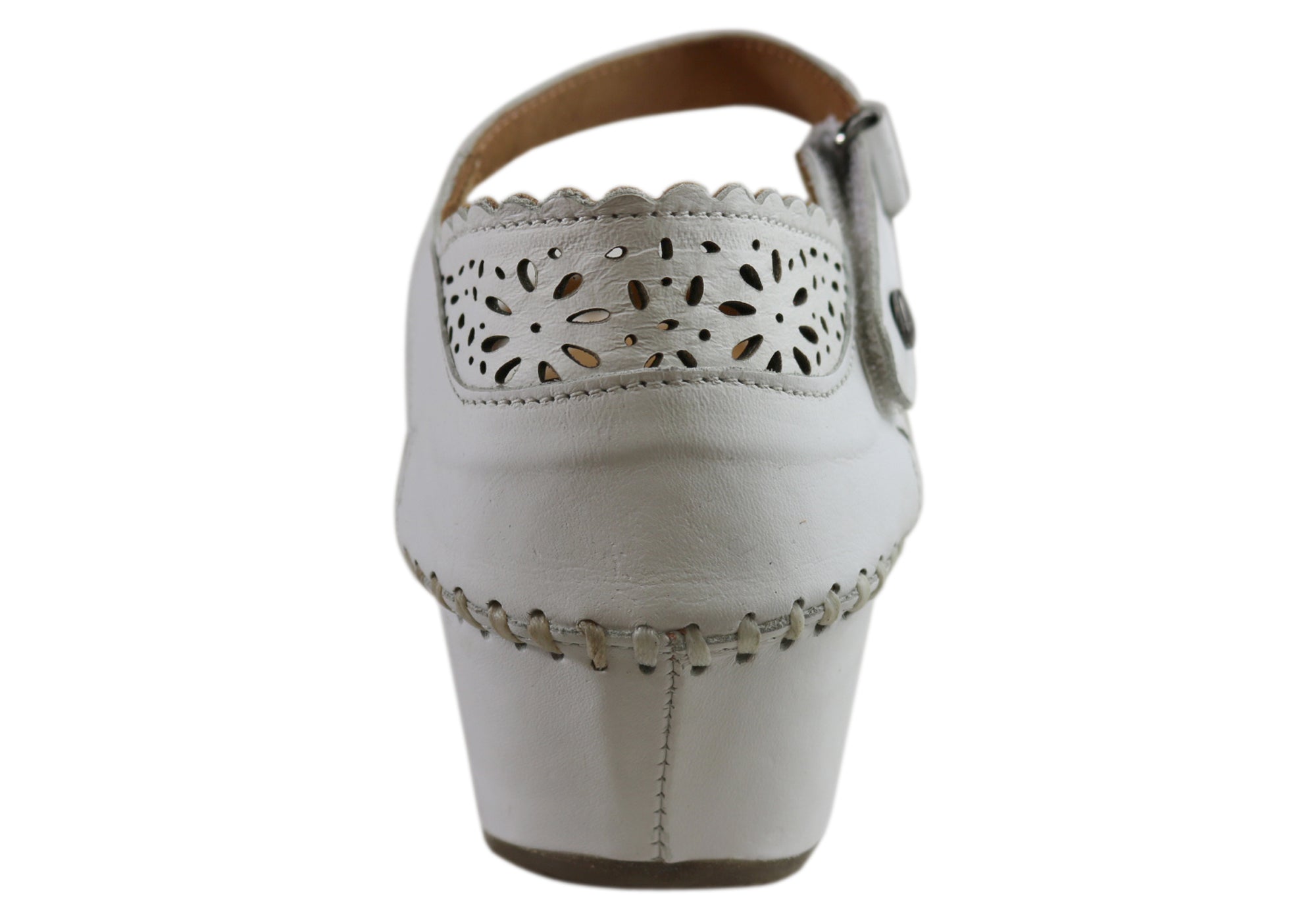 Orizonte Franni Women's Comfortable Leather Wedge Sandals - European Style Summer Casual Shoes for Walking, Travel & Beach Outfits