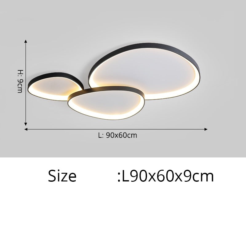 Elegant Pebble Chandelier - Modern Crystal Ceiling Light Fixture for Dining Room, Living Room & Bedroom | Stylish Home Decor Lighting Solution