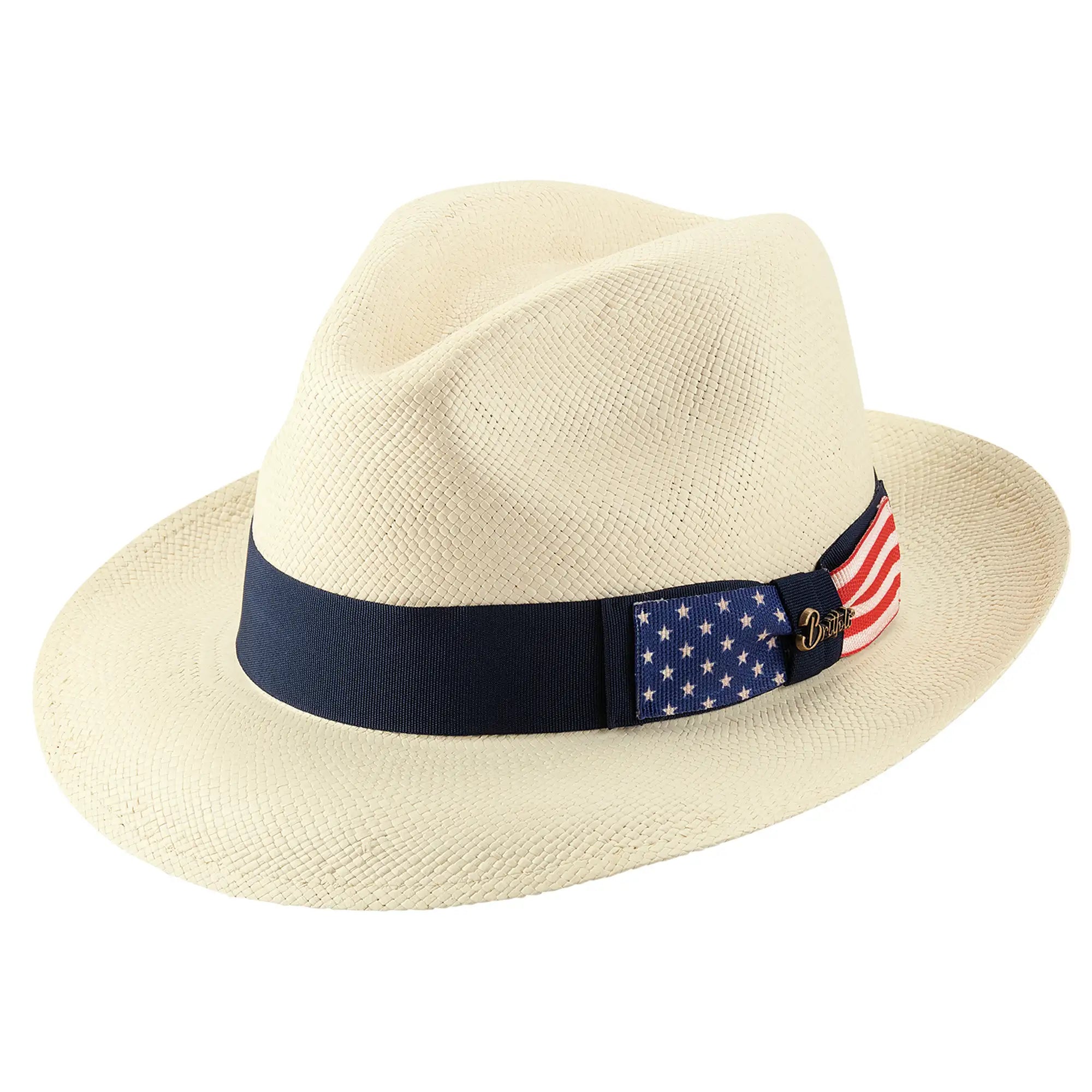 Bullhide Diplomat Panama Straw Fedora Hat - Classic Summer Sun Hat for Men, Beach Vacation & Outdoor Activities