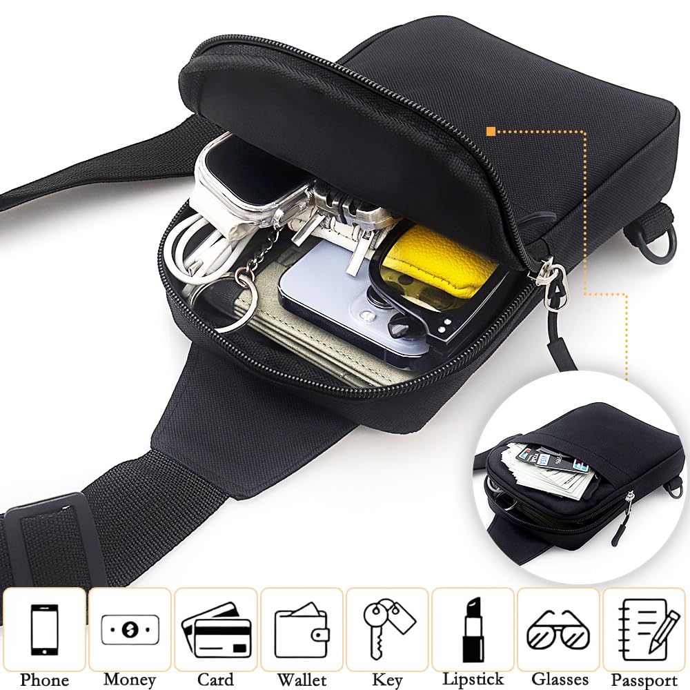 Waterproof Chest Bag for Men & Women - Lightweight Sling Backpack for Hiking, Cycling, Camping & Outdoor Sports | Perfect for Travel, Gym & Everyday Use