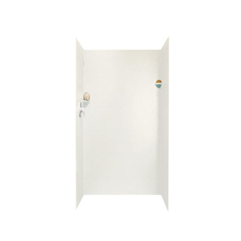 Swanstone 36x36x72 Shower Wall Kit - Waterproof Bathroom Wall Panel Set for Easy Installation | Perfect for Modern Bathroom Renovation & Home Improvement Projects