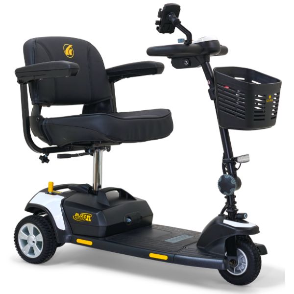 Golden Technologies Buzzaround XL 3-Wheel Mobility Scooter - Lightweight & Portable Electric Scooter for Adults & Seniors - Ideal for Shopping, Travel & Outdoor Activities