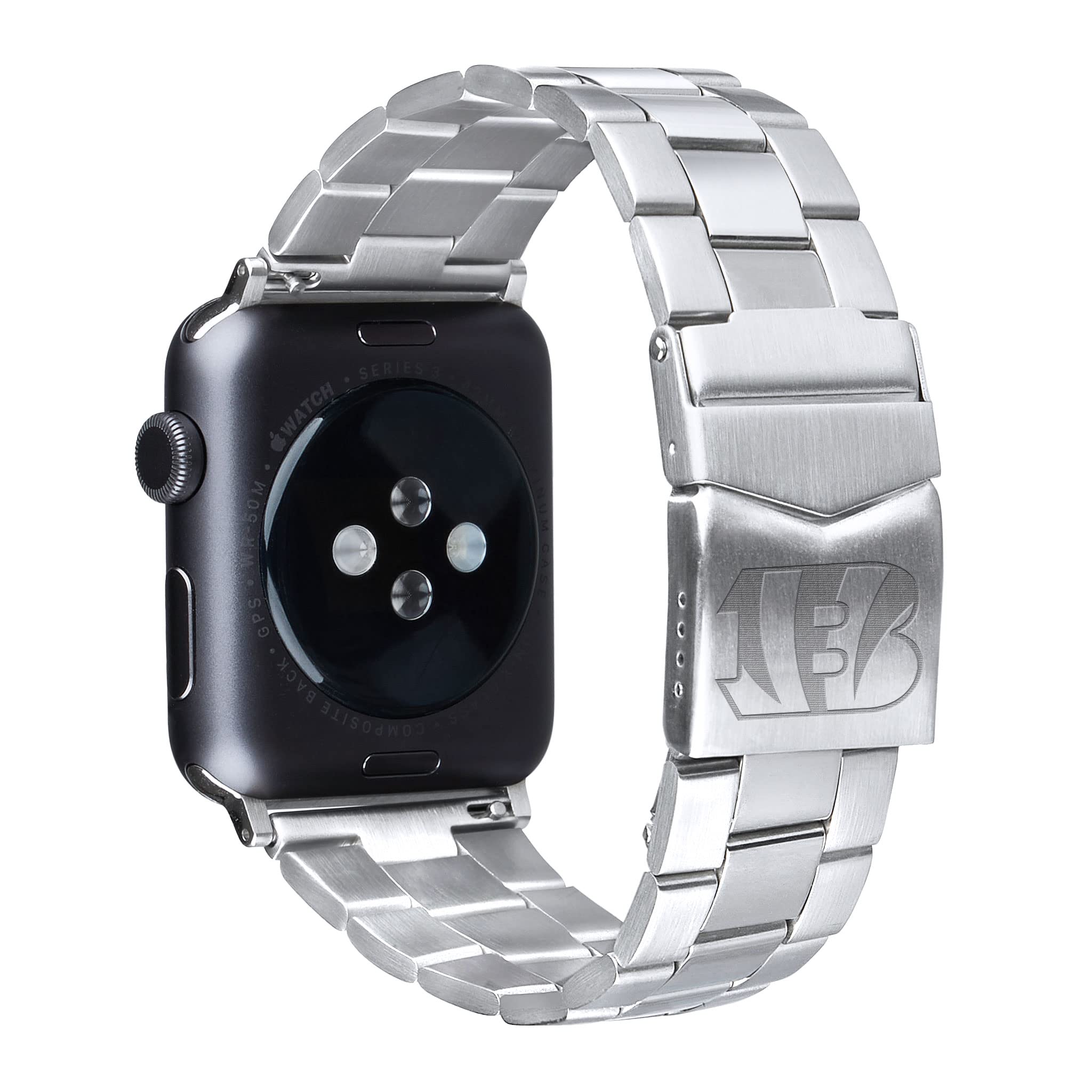 **Cincinnati Bengals Executive Series Apple Watch Band - Compatible with 38mm, 40mm, 41mm - Perfect for Game Day & NFL Fans**