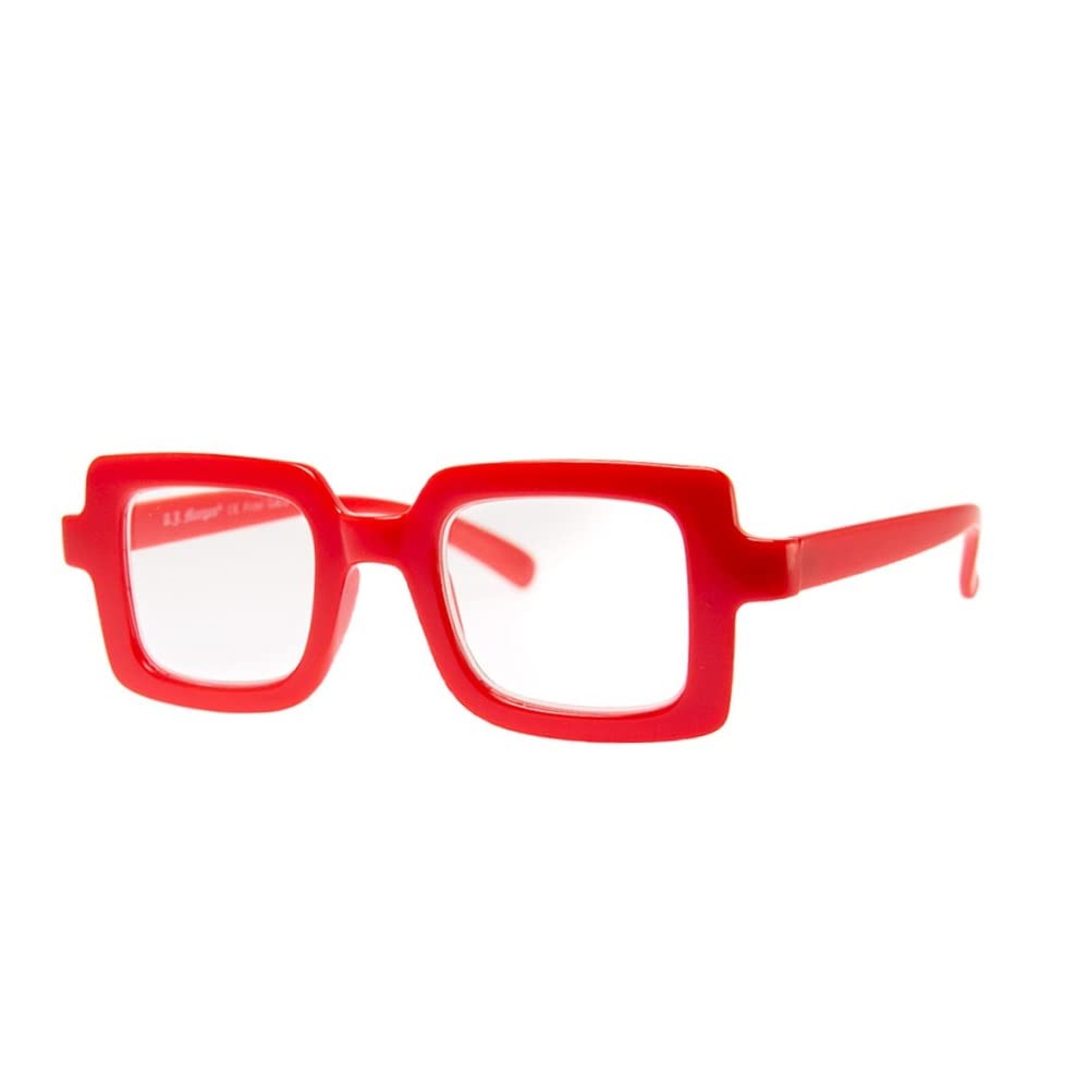 A.J. Morgan Rectangular Blue Light Blocking Reading Glasses - Stylish Computer & Reading Eyewear for Women & Men - Perfect for Office Work, Screen Time & Book Lovers