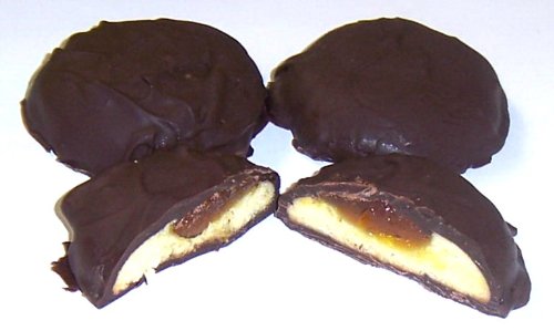Scott's Cakes Dark Chocolate Covered Mango Butter Cookies - 1 Pound Bag | Gourmet Dessert Snacks for Parties, Gifts & Afternoon Tea | Premium Baked Treats with Real Mango & Belgian Chocolate
