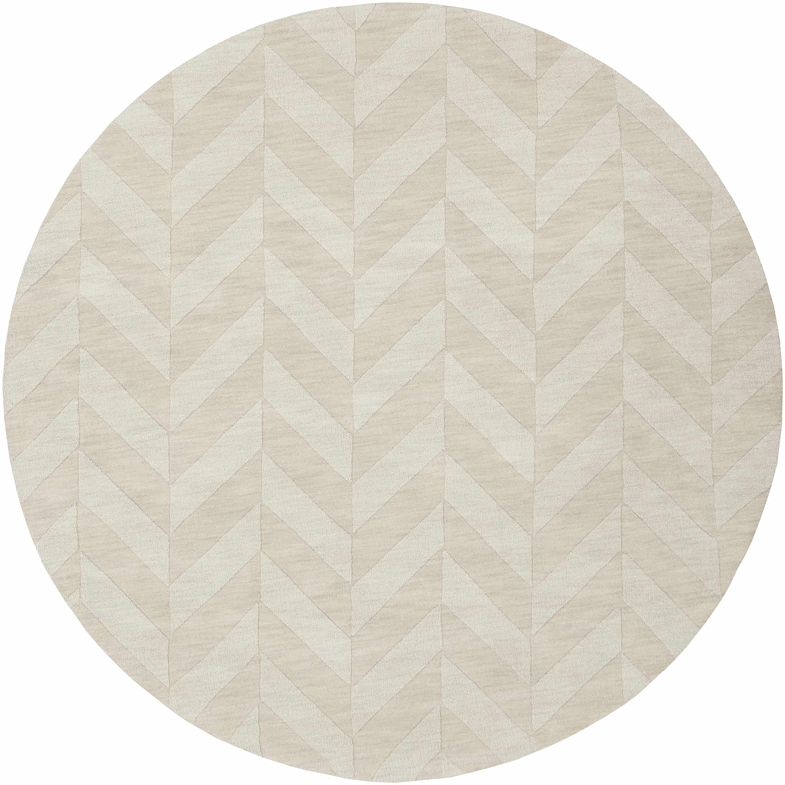 Hauteloom Normalville Wool Area Rug 6' x 9' - Soft Contemporary Beige Rug for Living Room, Bedroom & Office - Perfect for Home Decor, Cozy Floor Covering & Noise Reduction