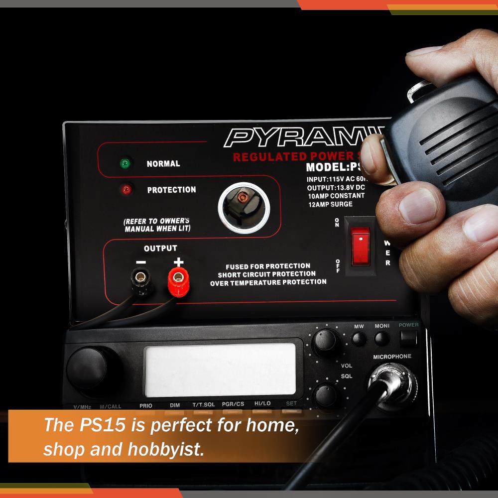10 Amp Adjustable DC Power Supply for Electronics Hobbyists - Perfect for DIY Projects, Circuit Testing & Lab Experiments