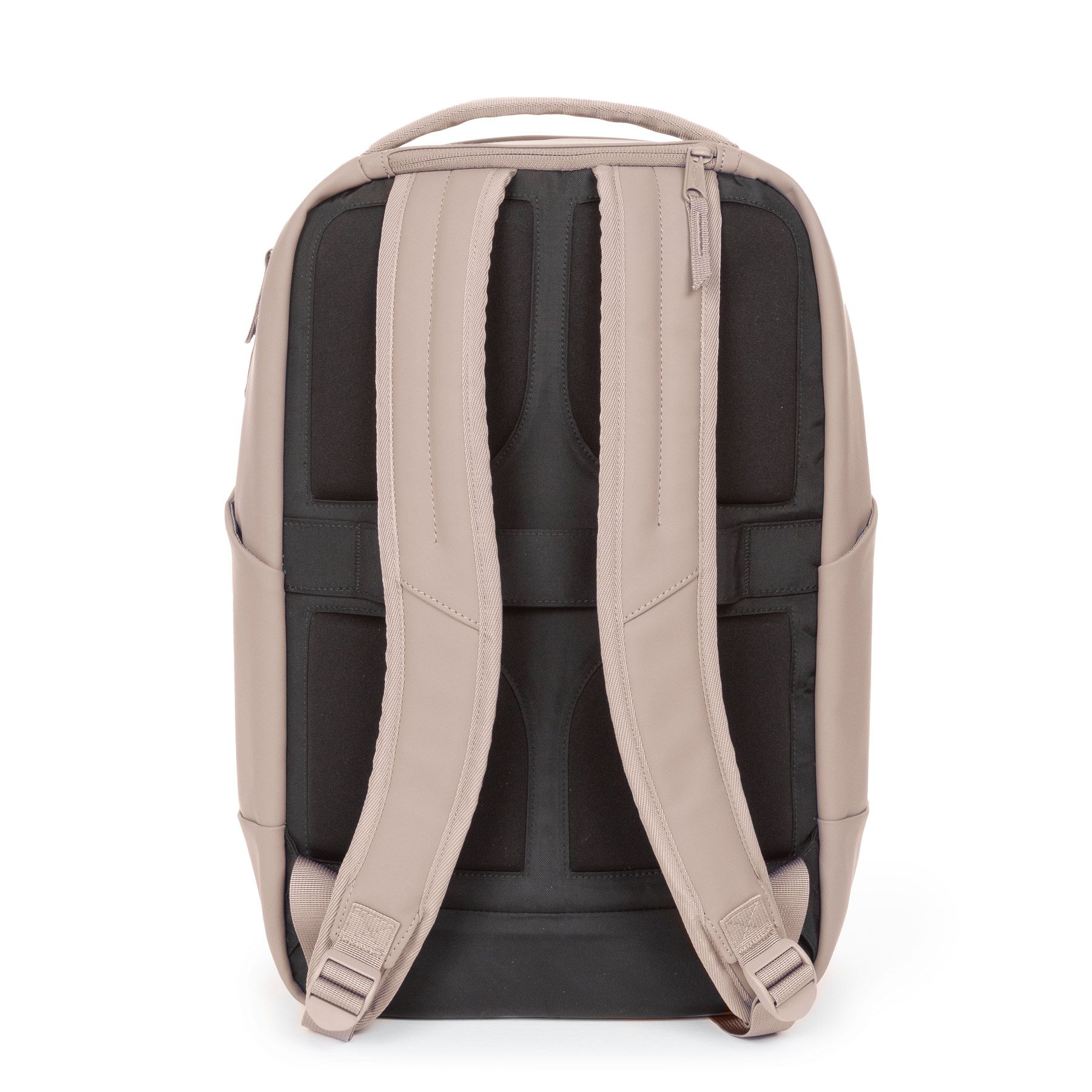 Eastpak Tecum F CNNCT F Backpack - Matte Sand Color, Durable & Stylish for School, Travel & Everyday Use