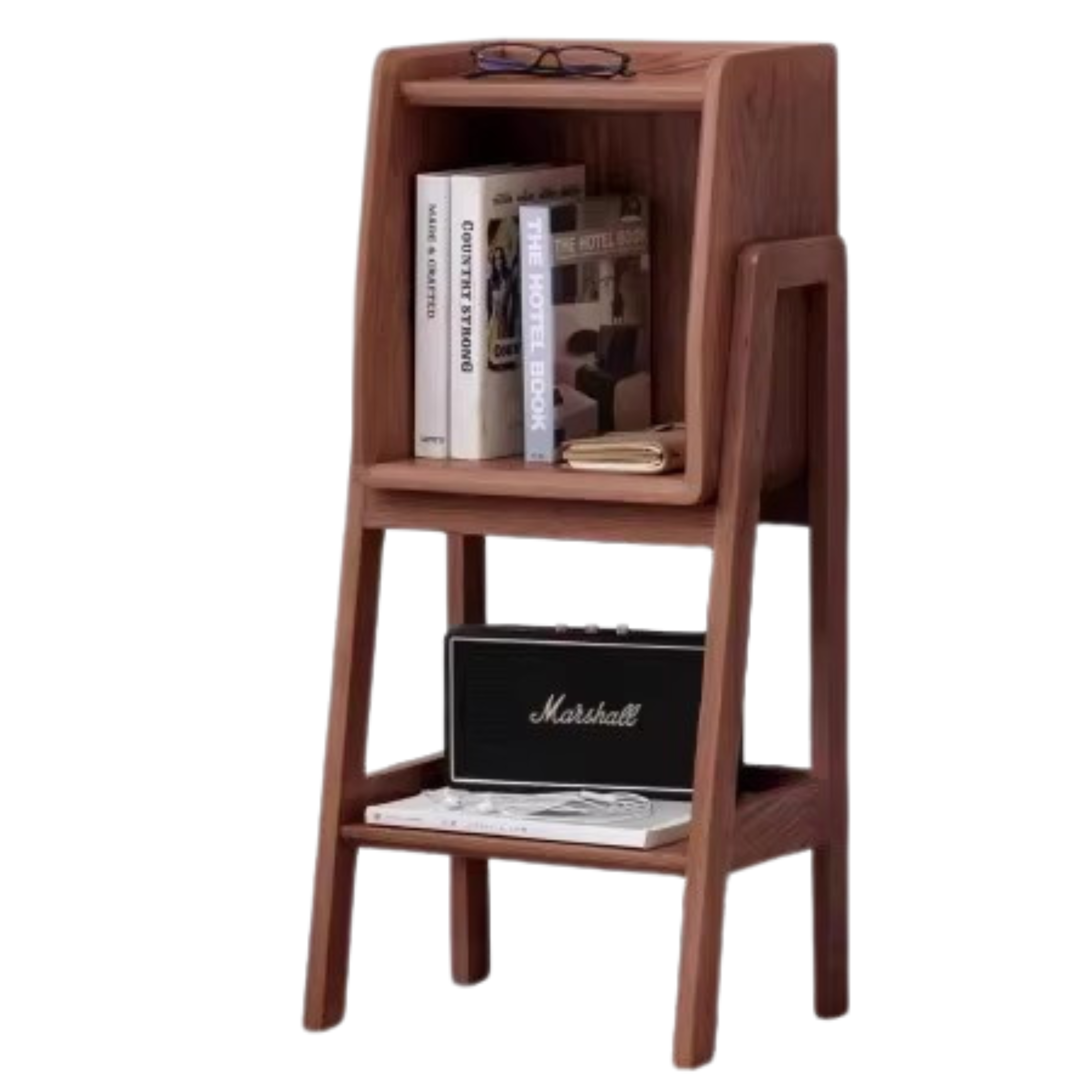 Solid Oak Wood Side Cabinet - Rustic Storage Cabinet for Living Room, Bedroom, or Entryway - Perfect for Organizing Books, Decor, and Essentials