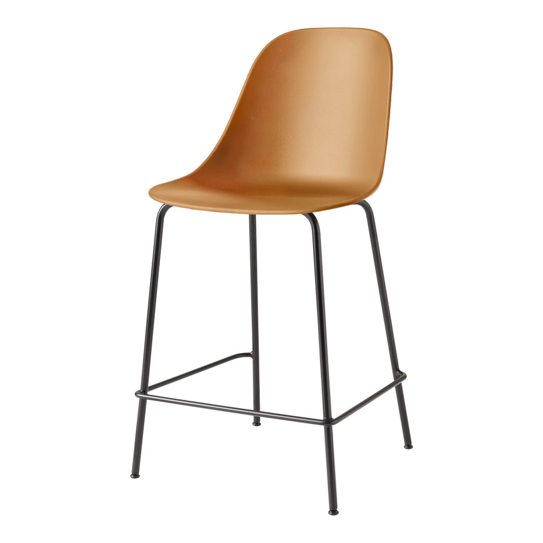 Harbour Counter Height Bar Stool - Modern Kitchen Island Chair with Backrest, Adjustable Height & Swivel Base - Perfect for Dining, Kitchen Counter, Bar & Breakfast Nook