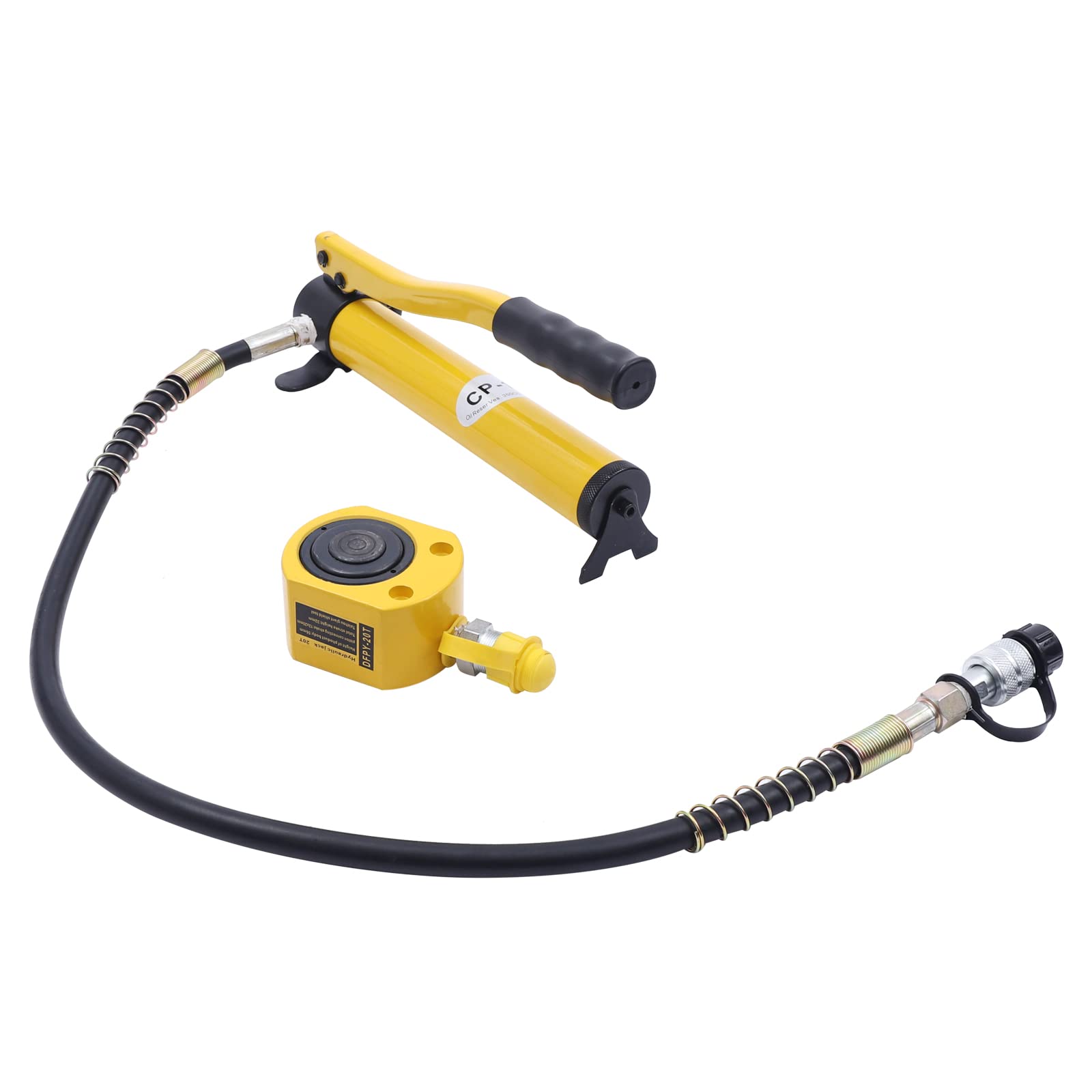 20 Ton CP-180 Low Profile Manual Hydraulic Jack - Heavy Duty Hand Pump Porta Power Kit for Lifting, Jacking & Splitting | Ideal for Auto Repair, Construction & Emergency Vehicle Maintenance