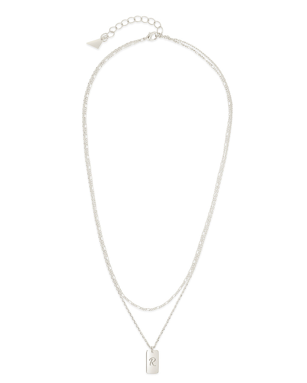 Layered Chain Necklace for Women - Initial Pendant Necklace, Dainty Gold & Silver Jewelry Gift for Her - Perfect for Everyday Wear, Date Night & Special Occasions