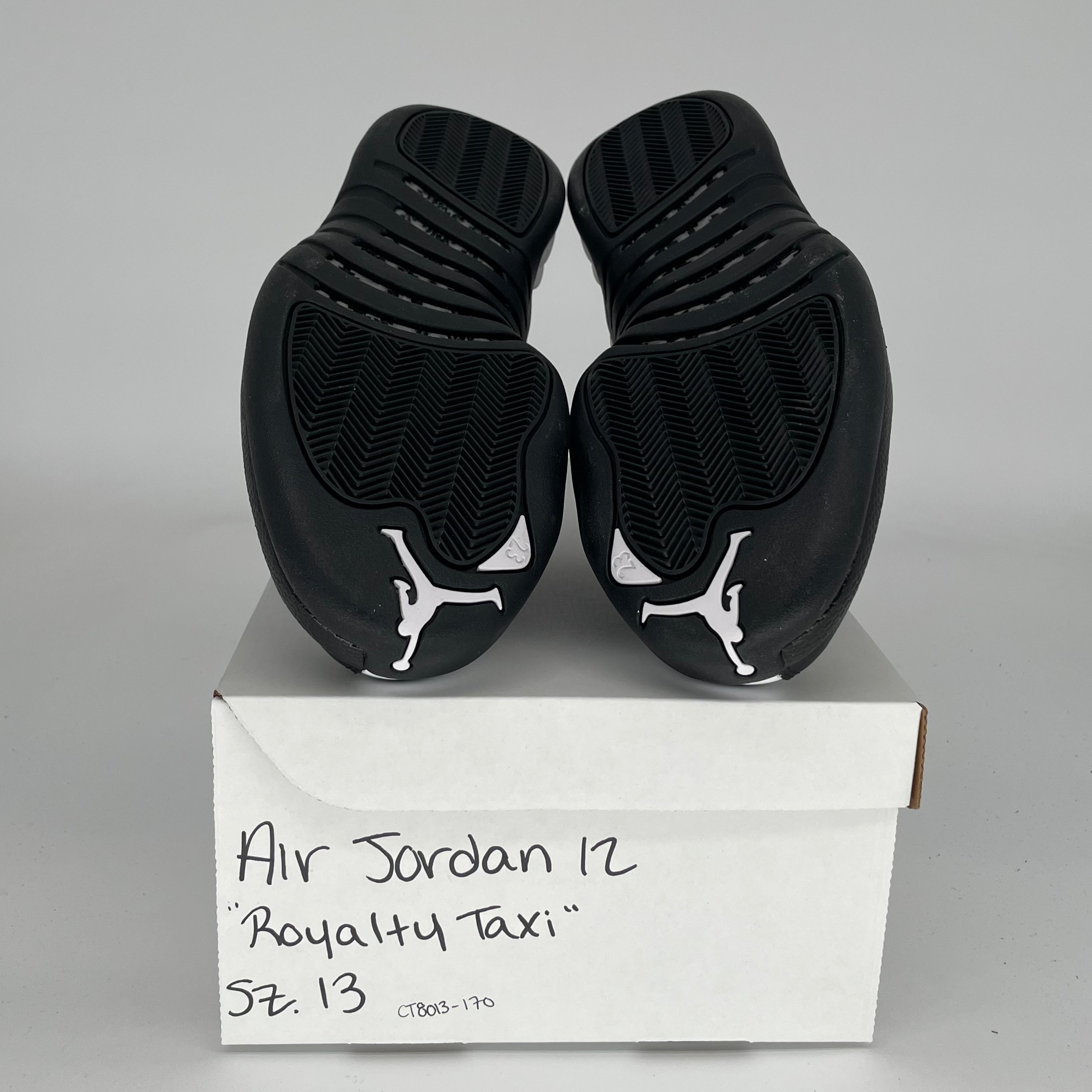 AIR JORDAN 12 ROYALTY TAXI Basketball Shoes Men's Size 13 - Retro Sneakers CT8013-170 for Streetwear & Casual Outfits
