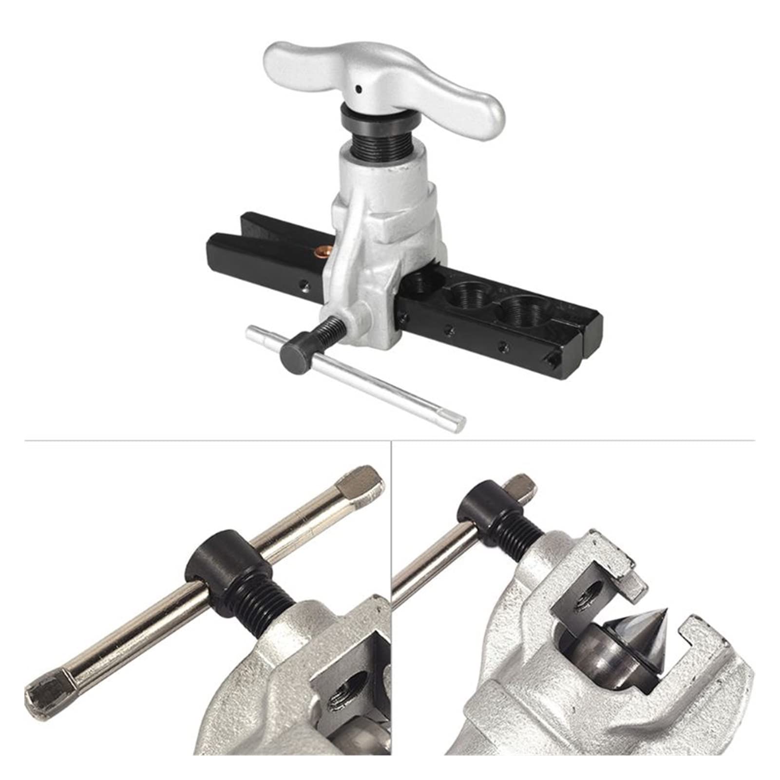 MGRAS Manual Copper Tube Expansion Reamer Tool Kit - Flaring Tool Set for Water, Gas & Brake Lines (Eccentric Cone Type) - Perfect for Plumbing, Automotive & HVAC Repairs
