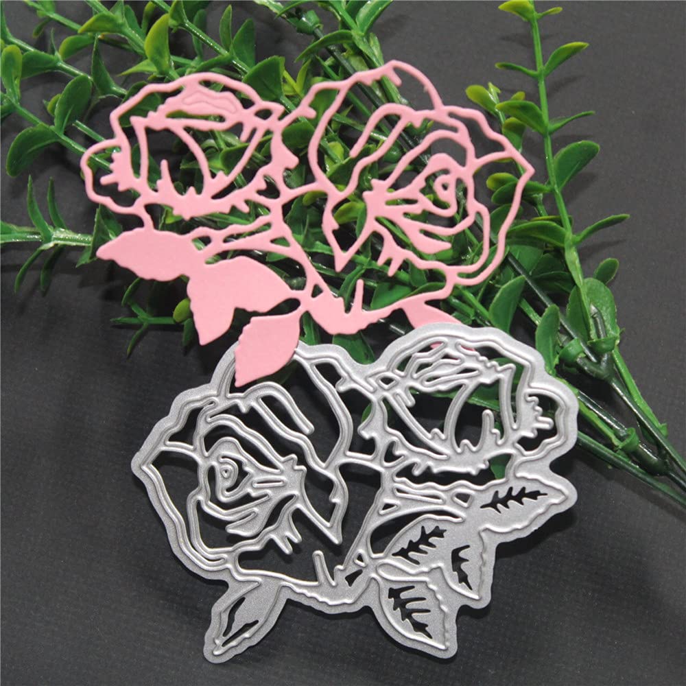 Premium Carbon Steel Cutting Dies for Card Making - ZECNG Floral Leaf Die Cuts & Stencils for Paper Crafting, Scrapbooking, Embossing, Photo Album Decor, DIY Crafts & Gifts (14-Piece Set) - Perfect for Handmade Greeting Cards, Wedding Invitations, and Home Decor Projects