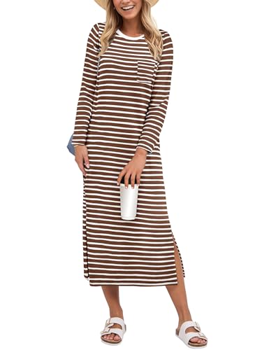 Brown White Stripe