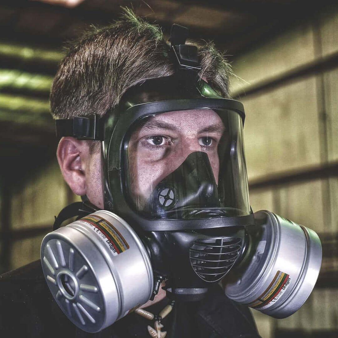 Mira Safety Full Face Gas Mask - NIOSH Certified for Chemical, Biological & Radiation Protection - Ideal for Emergency Preparedness, Industrial Safety & Survival Scenarios