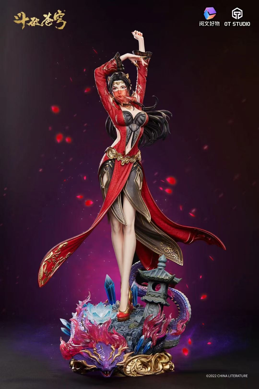 OT Studio Licensed Battle Through the Heavens Medusa Action Figure - Collectible Anime Character Model for Display & Cosplay | Perfect for Anime Fans, Gift Giving & Home Decor