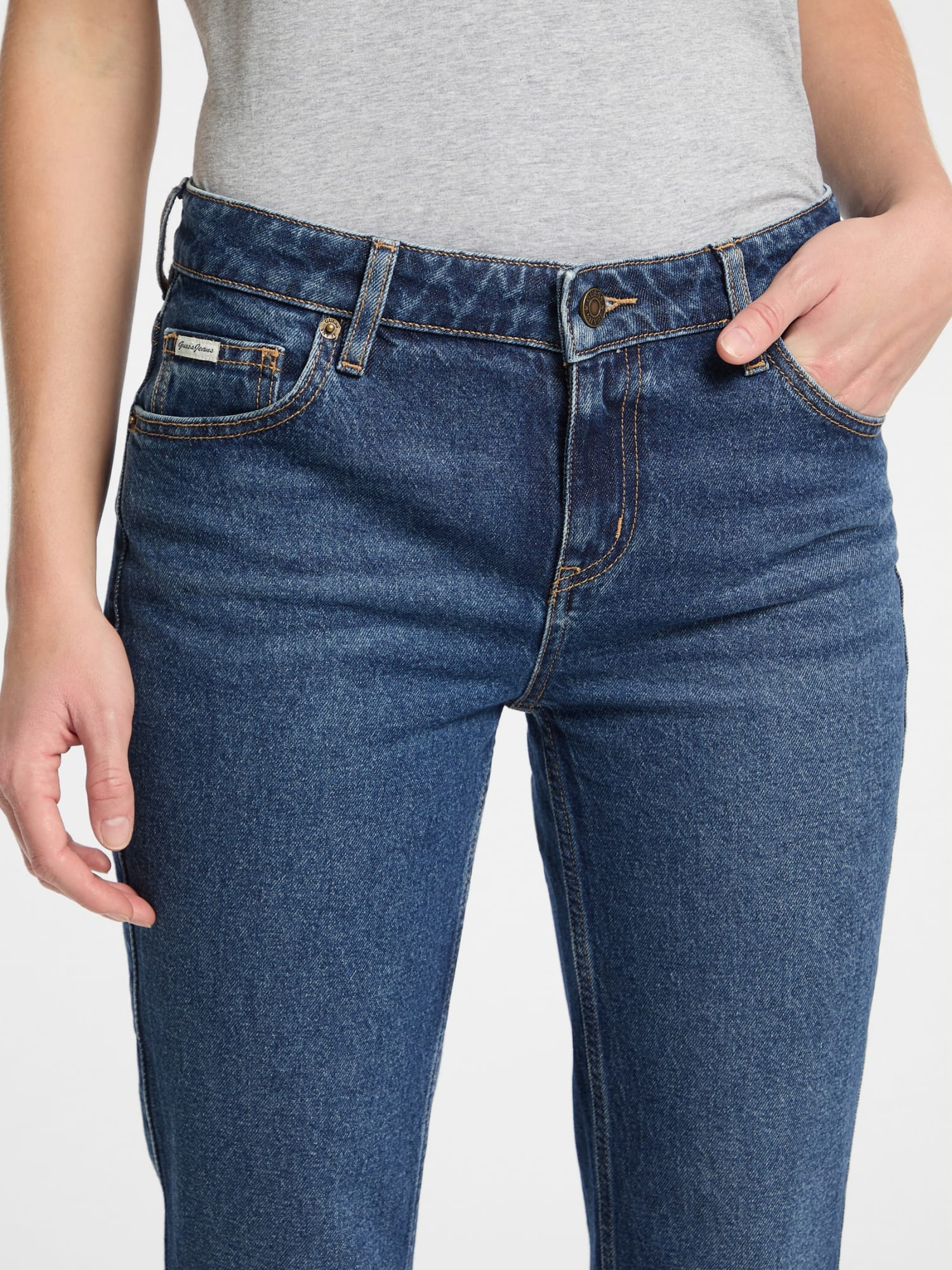 Guess G09 Blue Denim Jeans for Women - Classic Slim Fit Stretch Comfortable Jeans | Perfect for Casual Wear, Date Night & Office Outfits