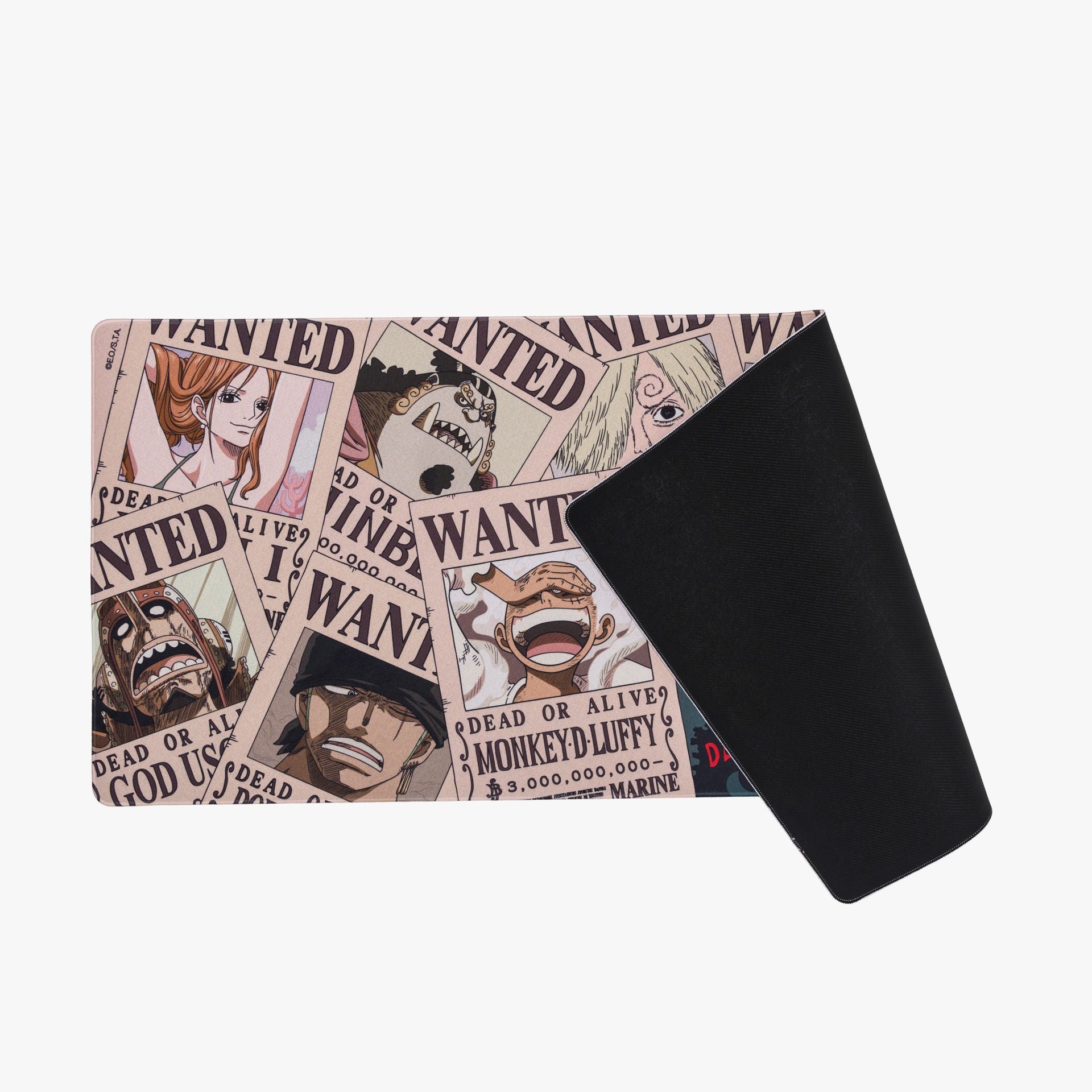 One Piece x HG Large Mousepad - Wanted Edition - Perfect for Gaming and Office Use