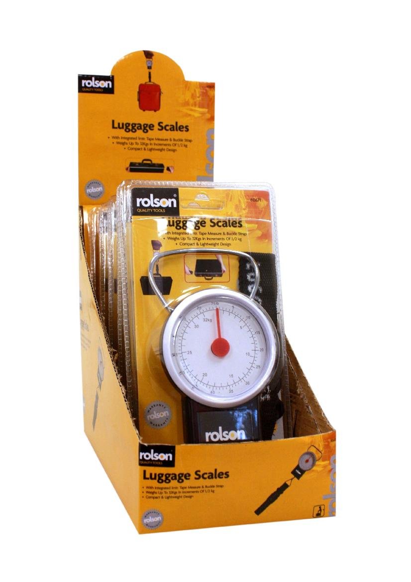 32kg Capacity Digital Luggage Scale with Easy-Read Dial - Perfect for Travel, Airports, and Suitcase Weight Measurement (Model: RN0671 CDU 6)