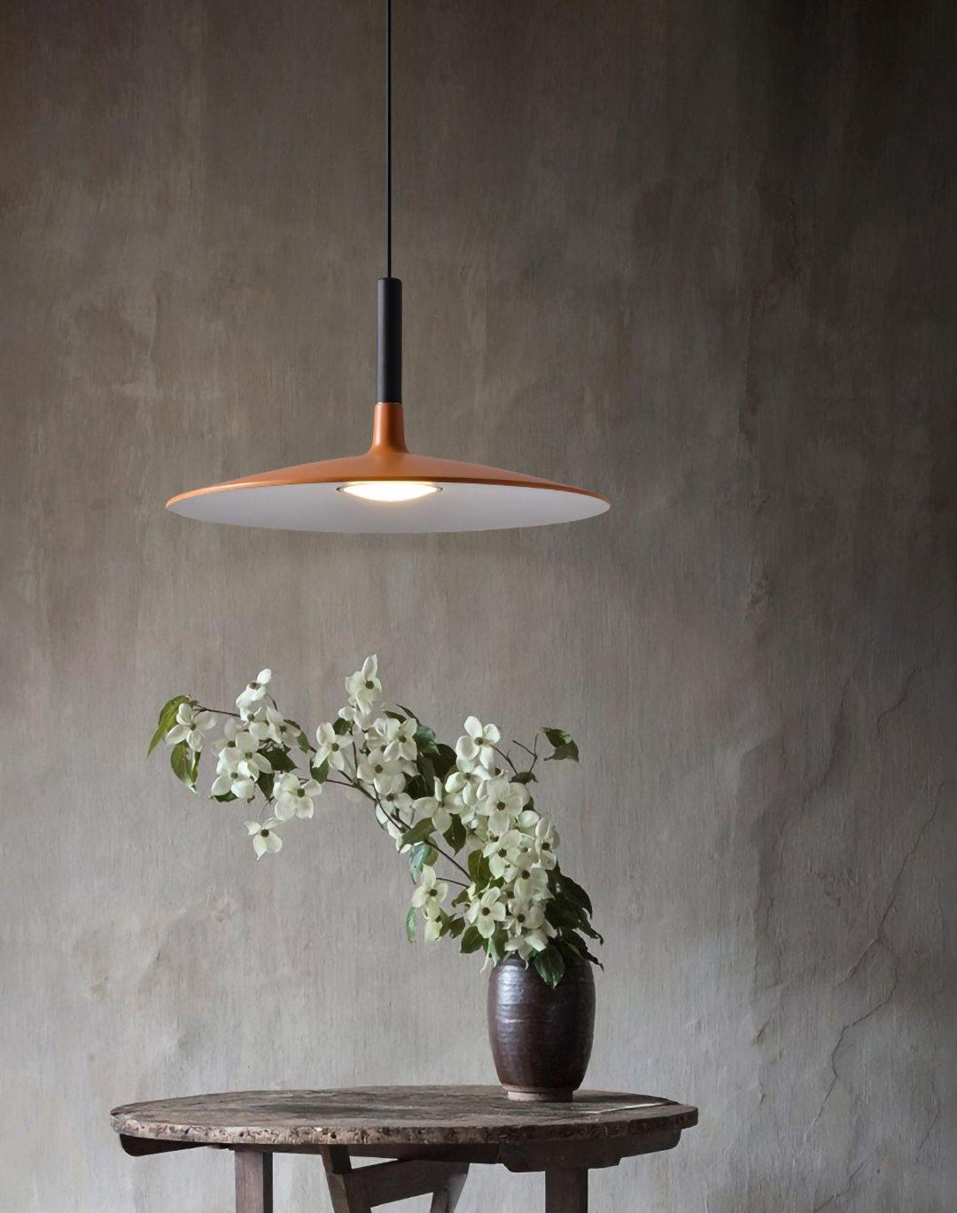 Aplomb Modern Metal Pendant Light - Industrial Style Ceiling Hanging Lamp for Kitchen Island, Dining Room & Living Room Decor