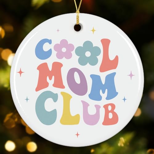 Cool Mom Club White Round