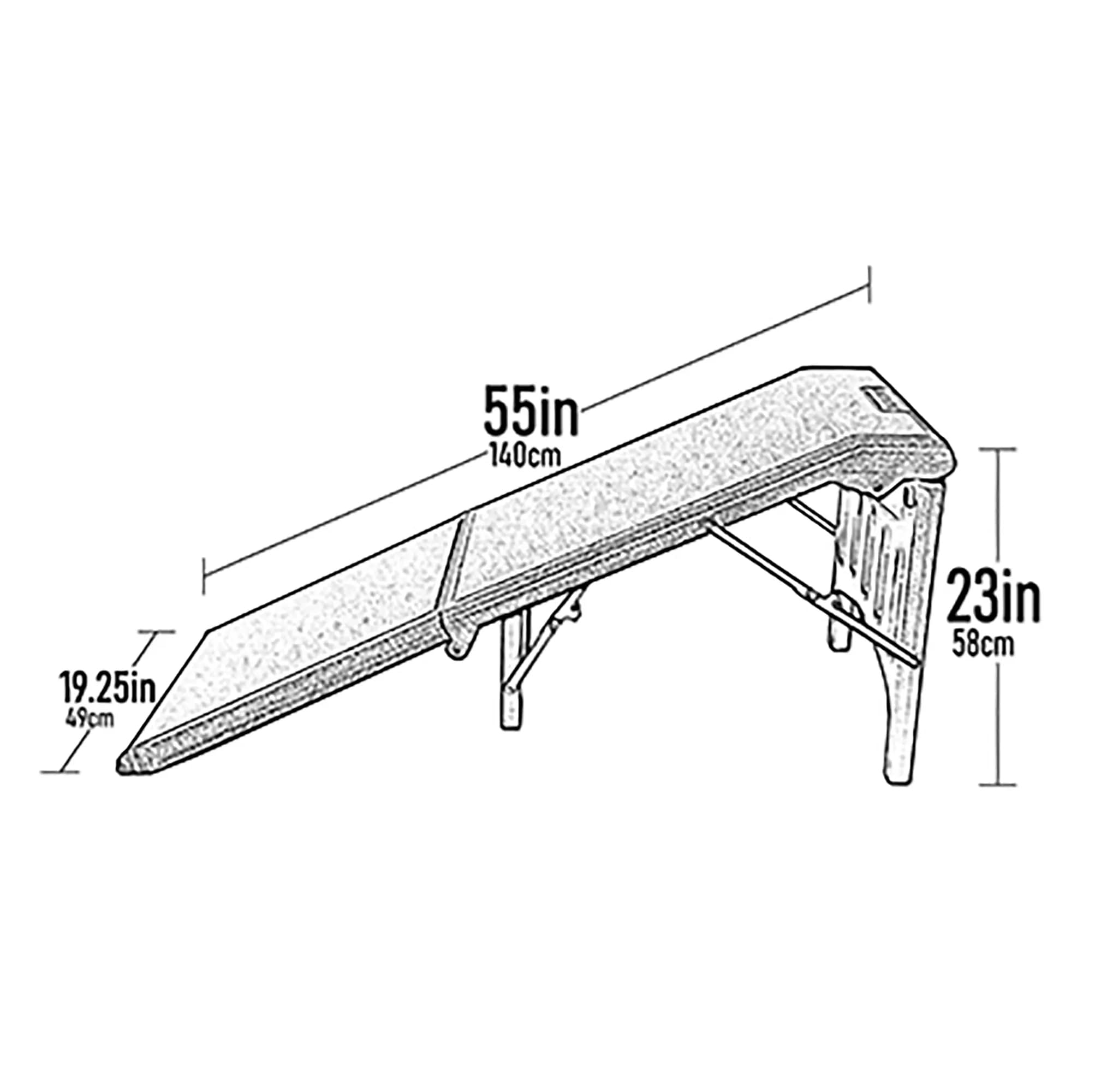 Pet Gear Free Standing Pet Ramp for Cats & Dogs - No Assembly Required, Foldable & Portable for Easy Storage & Travel - 6 Size Options - Perfect for Home, Car & Vet Visits