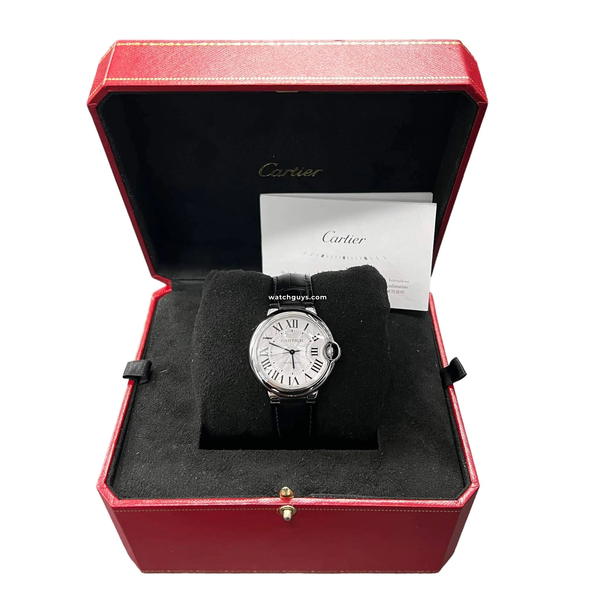 Cartier Ballon Bleu Midsize Watch W69017Z4 - Luxury Swiss Automatic Timepiece for Women, Perfect for Business Meetings & Formal Events