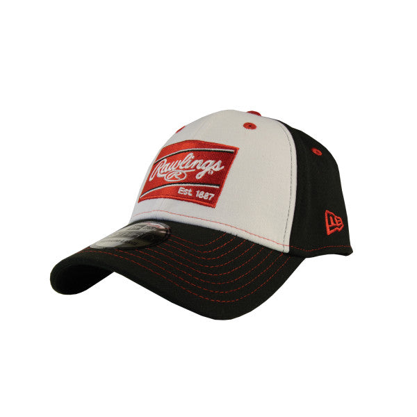 Rawlings Official EST. 1887 Baseball Cap - Vintage Style Adjustable Dad Hat for Men & Women - Perfect for Baseball Games, Outdoor Activities & Casual Wear