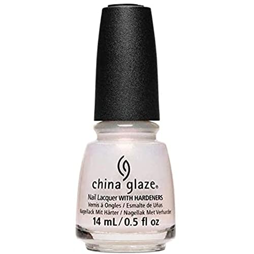 White with gold shimmer