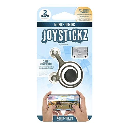 ReTrack 2 Pack Universal Mobile Gaming Joystick for FPS, RPG & MOBA Games - Compatible with All Smartphones & Consoles (ETZJOY2PK) - Perfect for Competitive Gaming & Portable Play
