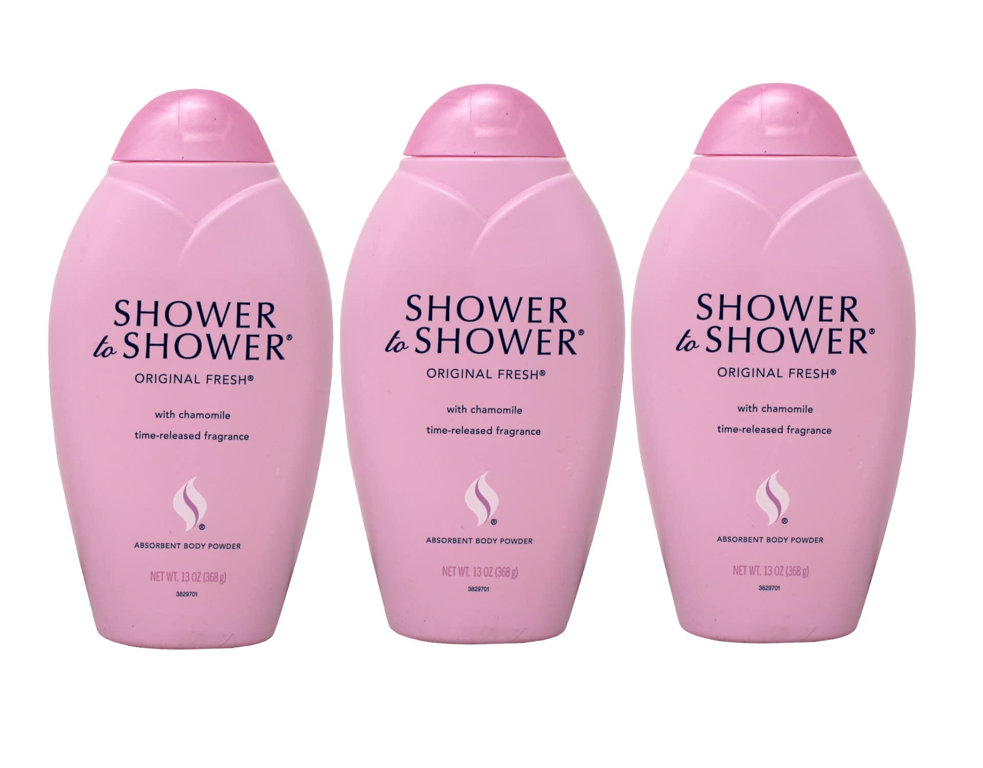 Original Fresh Body Powder - 13 oz (Pack of 3) | Talcum-Free Comfort for Daily Use, Gym & Travel | Moisture Absorbing & Odor Control
