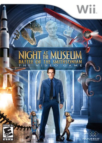Night at the Museum: Battle of the Smithsonian - Nintendo Wii Game | Family-Friendly Adventure for Movie Fans & Kids | Perfect for Game Nights & Birthday Gifts
