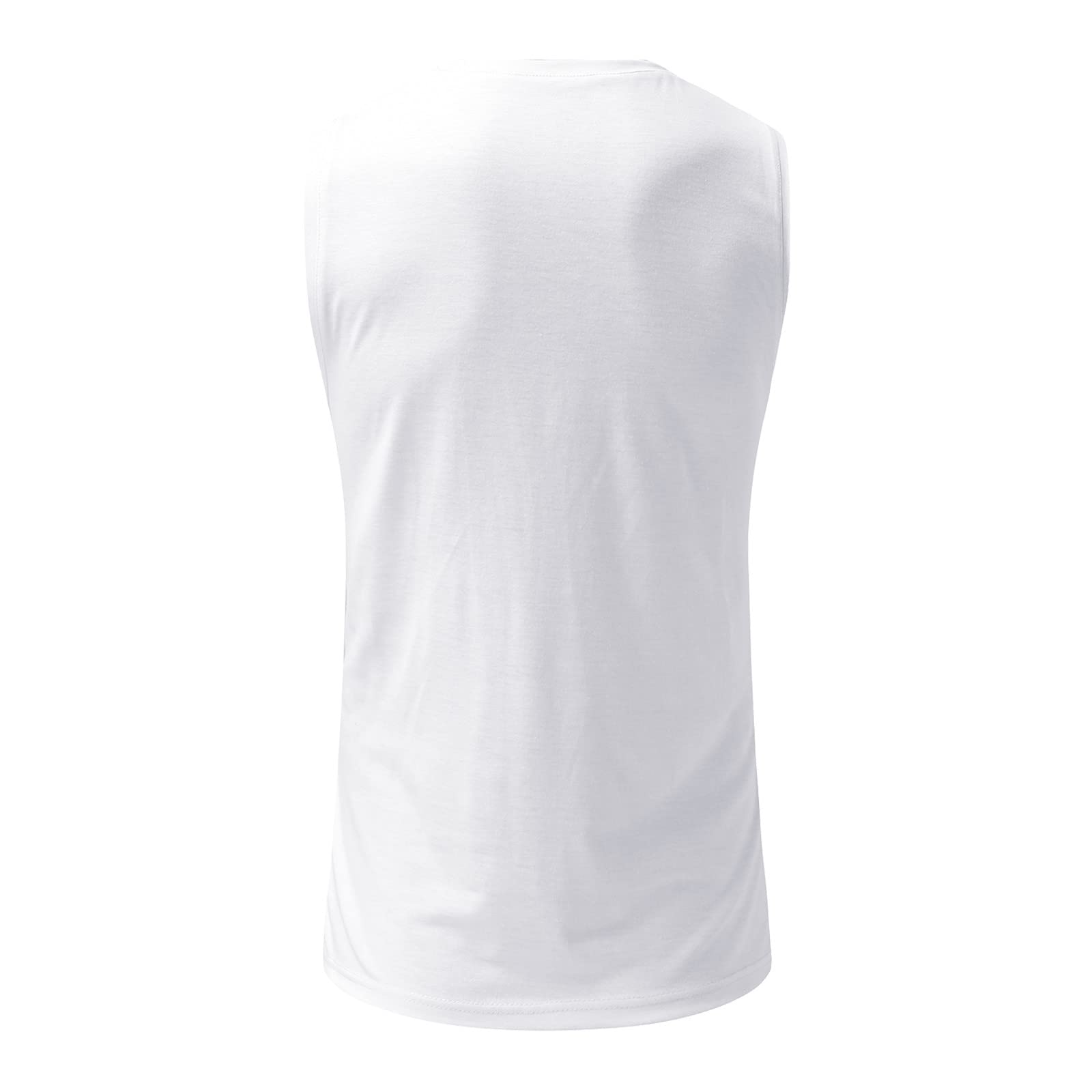 2022 Men's Fashion Sleeveless Shirt - Solid Color Round Neck Casual Vest Top for Summer | Gym, Beach, Outdoor Activities & Daily Wear