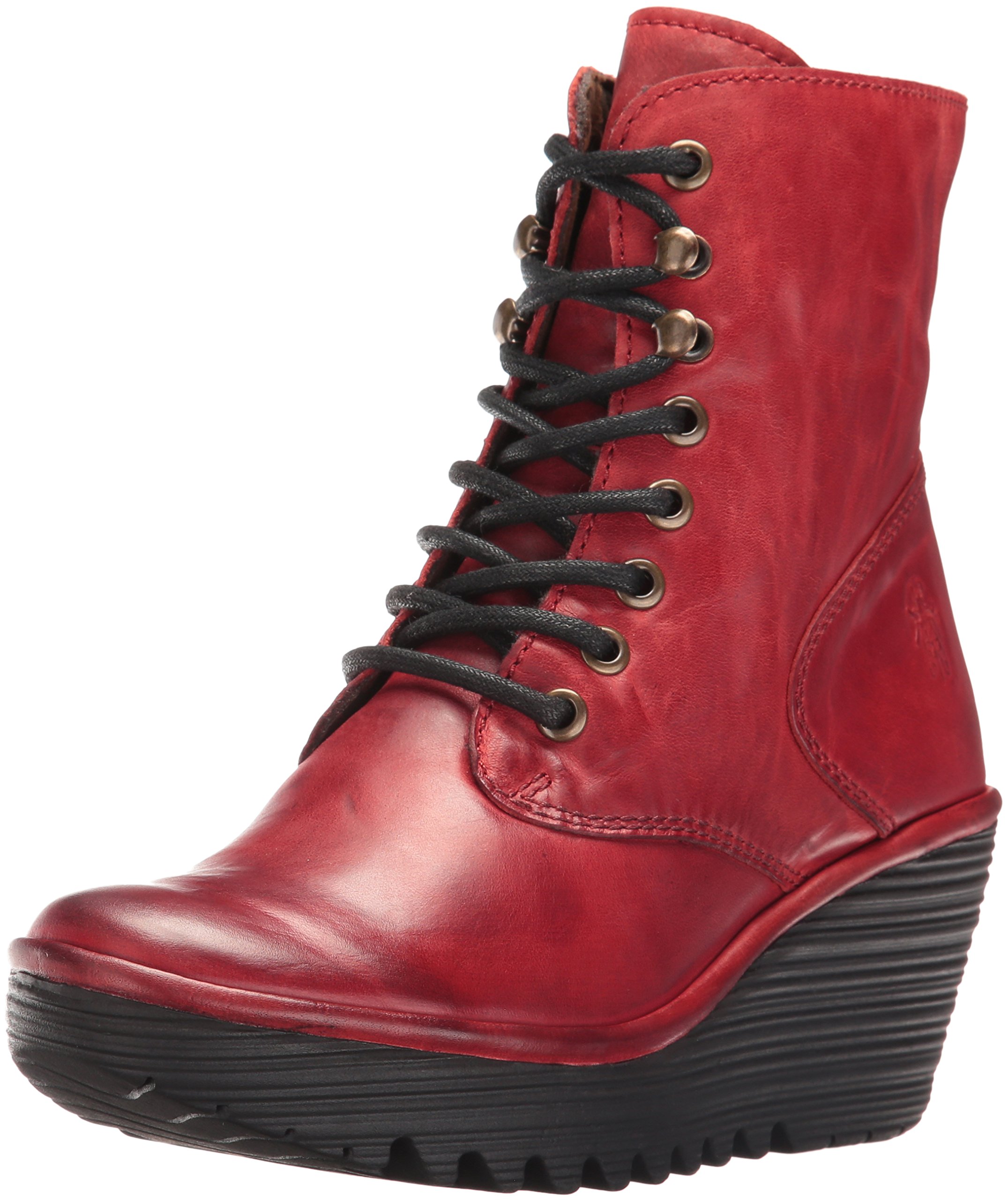 Fly London Ygot Women's Ankle Boots - Fashion Leather Chelsea Boots for Women, Comfortable Slip-On Winter Booties with Side Zipper - Perfect for Office, Casual Outfits & Winter Walking