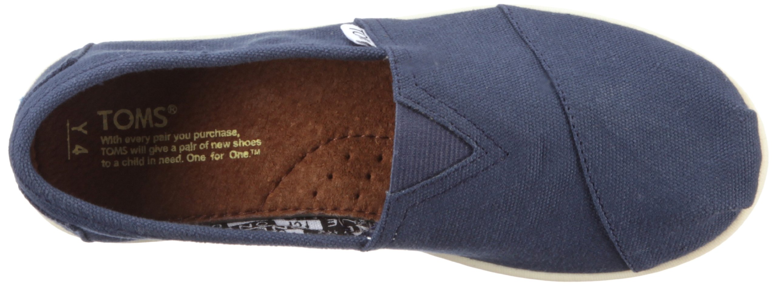 TOMS Girls Pink Canvas Classic Slip-On Shoes 012001C10 - Comfortable & Stylish for School, Casual Wear & Everyday Outfits
